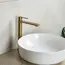Смеситель для раковины AVS Elegant высокий, брашированное золото
