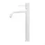 Смеситель для раковины AVS Slimmer высокий, белый матовый