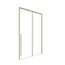 Timo Душевая дверь TDSS-/17C-8L/R, раздвиж , проф мат золото, стекло проз 8 мм
