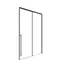 Timo Душевая дверь TDSS-/03C-8L/R, раздвиж , проф черный, стекло проз 8 мм