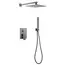 Душевая система ABBER Daheim AF8219NG скрытого монтажа без излива, никель