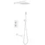 Душевая система ABBER Daheim AF8250W скрытого монтажа с изливом, термостат, белая матовая