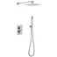 Душевая система ABBER Daheim AF8251SP скрытого монтажа без излива, термостат, сатин
