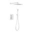 Душевая система ABBER Daheim AF8251W скрытого монтажа без излива, термостат,белый матовый