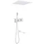 Душевая система ABBER Daheim AF8254W скрытого монтажа с изливом, термостат, белая матовая