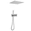 Душевая система ABBER Daheim AF8255SP скрытого монтажа без излива, термостат, сатин