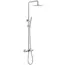Душевая стойка ABBER Thermostat AF8516SPL с термостатом и изливом, сатин