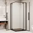 Душевой уголок RGW SV-33B прозрачное/черный 80*80