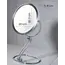 Gedy  настольное 2-х стороннее косметическое зеркало с 5-ти кратным увеличением   хром