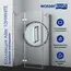 Душевой уголок WasserKRAFT AllerWHITE  Хром/Белый