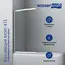 Стеклянная шторка WasserKRAFT Main прозрачное/хром
