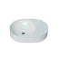 Раковина накладная для ванной Uperwood Luna 50х35х10 см, овальная, белая глянцевая