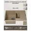 Кухонная мойка кварцевая Uperwood Quartz PremiumUPD-05-02, прямоугольная двухсекционная, бежевая
