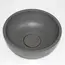 Раковина накладная бетонная Uperwood Belfast 30х30х13,5 см, круглая, графит