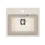 Кухонная мойка из искусственного камня Uperwood ECON UPD-408-001, прямоугольная, белая матовая