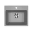 Кухонная мойка из искусственного камня Uperwood ECON UPD-408-003, прямоугольная, серая матовая