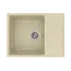Кухонная мойка из искусственного камня Uperwood ECON UPD-202-002, прямоугольная, бежевая матовая