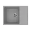 Кухонная мойка из искусственного камня Uperwood ECON UPD-202-003, прямоугольная, серая матовая