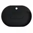 Раковина накладная 55 см, Uperwood Tanos Quartz, овальная, черная (уголь)