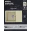 Кухонная мойка из искусственного камня Uperwood ECON UPD-506-002, прямоугольная, бежевая матовая