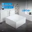 Акриловая ванна ABBER AB9337 140х140