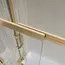 Душевая шторка на ванну BelBagno LUCE-VF-11/-C-ORO