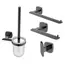 Комплект аксессуаров для ванной комнаты Black&White GA-7820GM