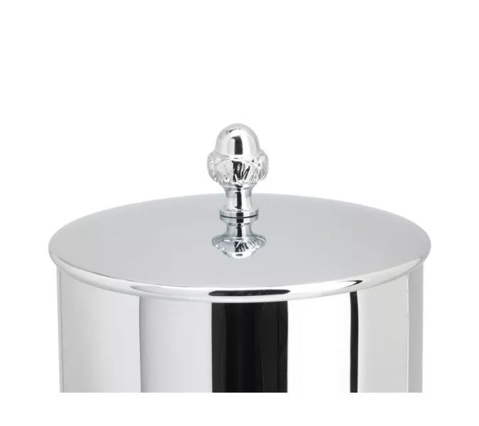 Аксессуары/Комплектующие: Stil Haus  круглое ведро с крышкой  ручка от коллекции NOTO  бронза 1 в магазине Акватория